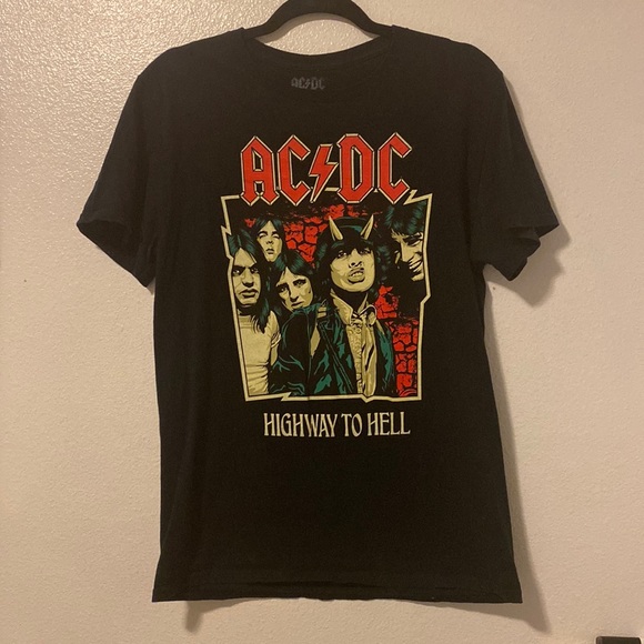 Tops | Acdc Black Tshirt | Poshmark